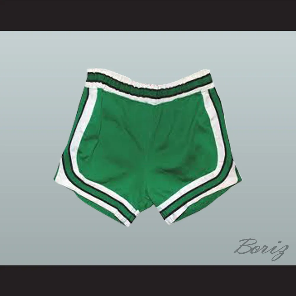 Green Retro Style Basketball Shorts