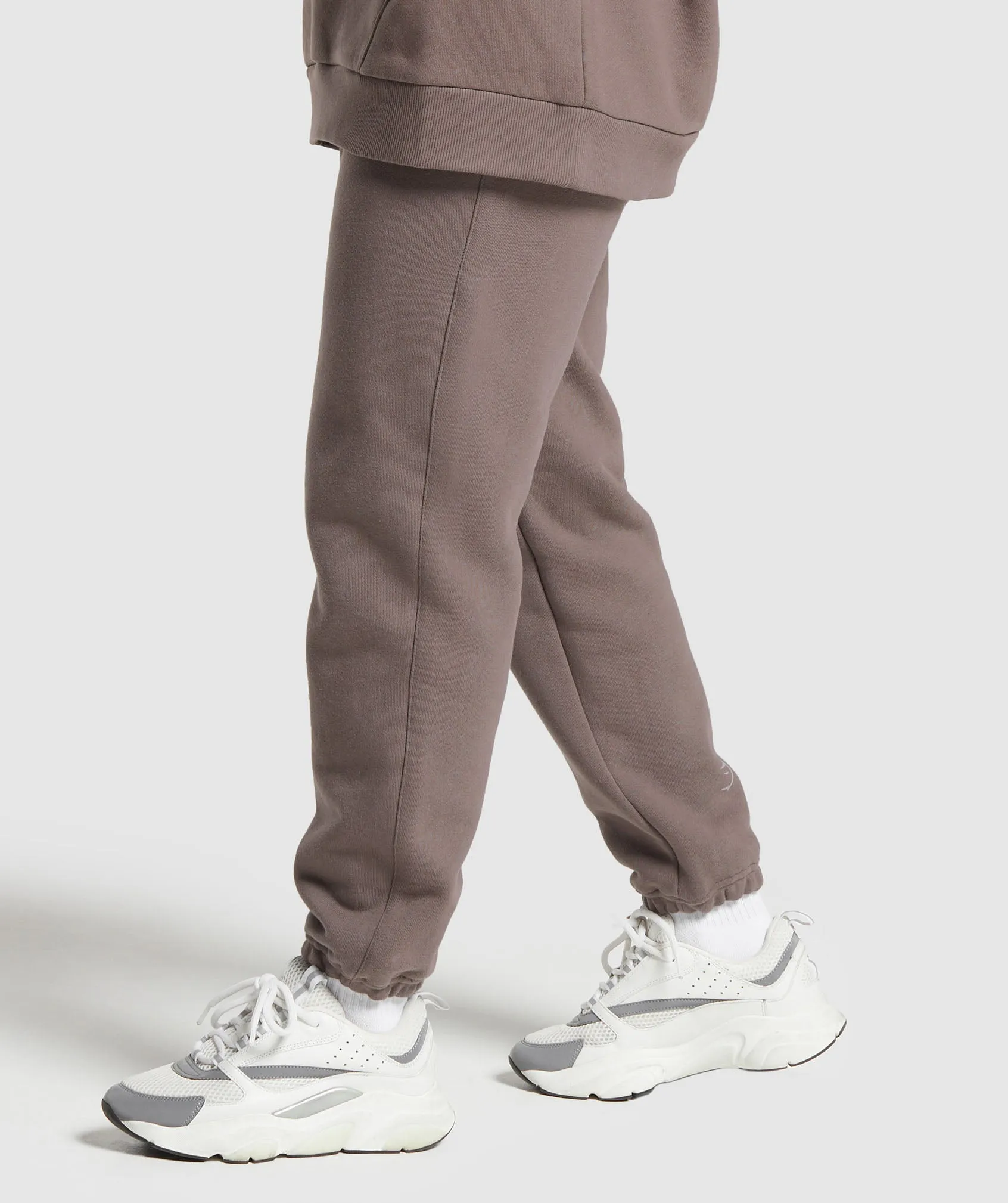 GS X Leana Deeb Oversized Joggers - Dusty Brown