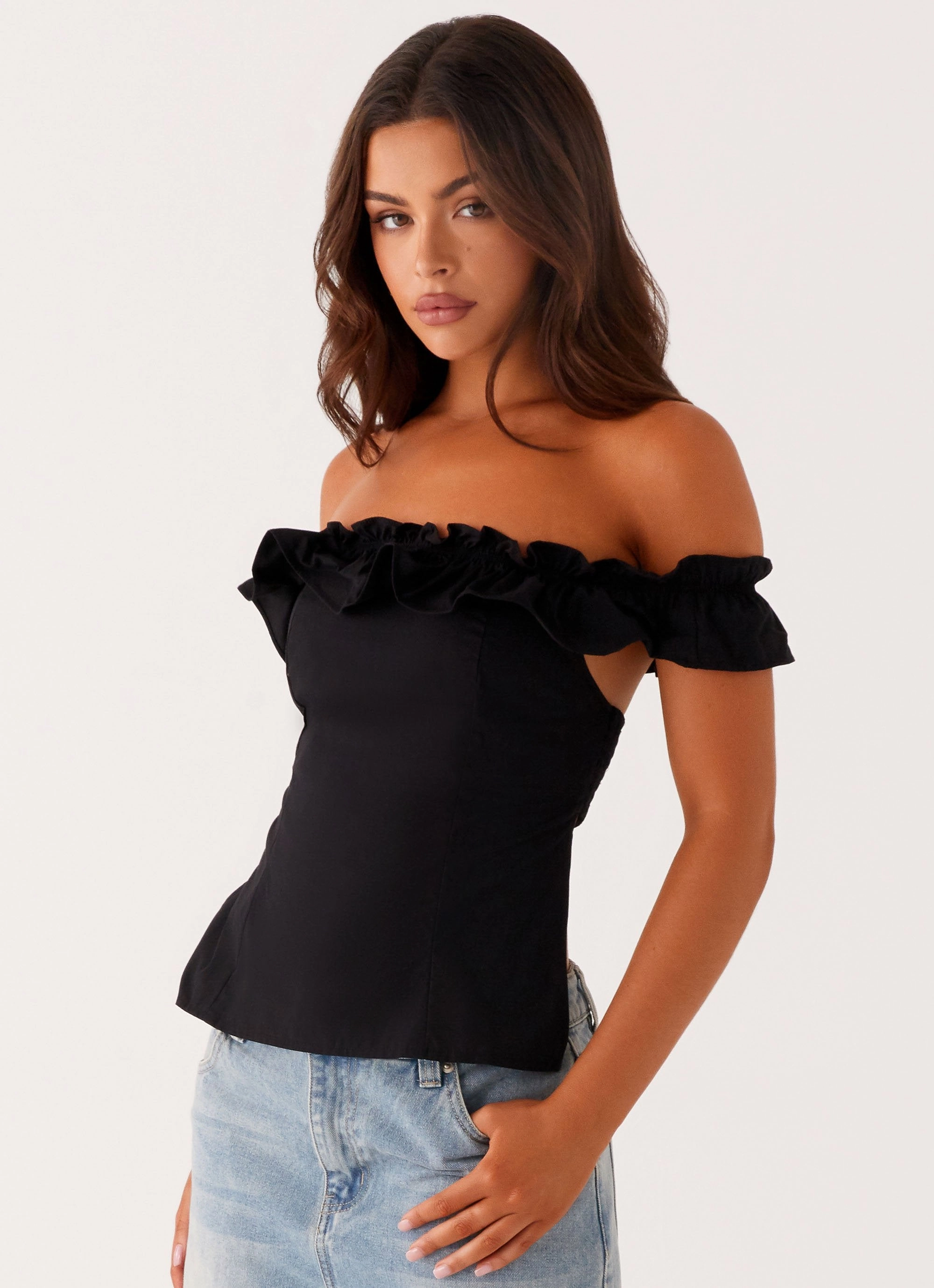Durable Stitching Gwyneth Top - Black
