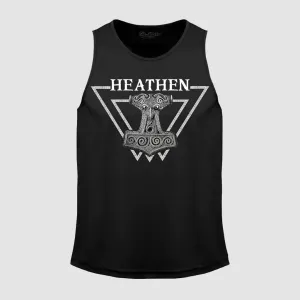 Gym Tank, Heathen, Black