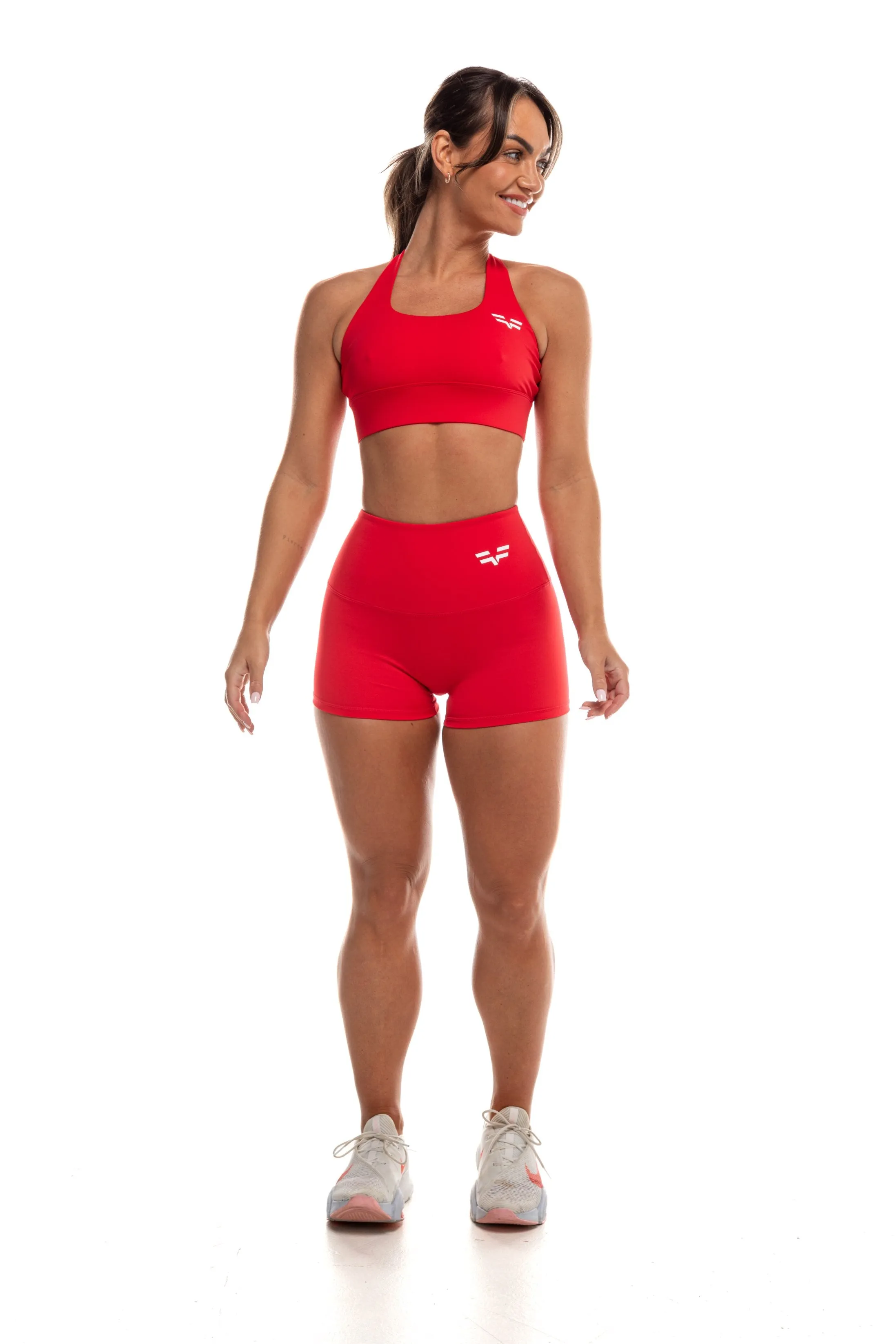 GymFreak Women's Vision Shorts - 2 inch Red