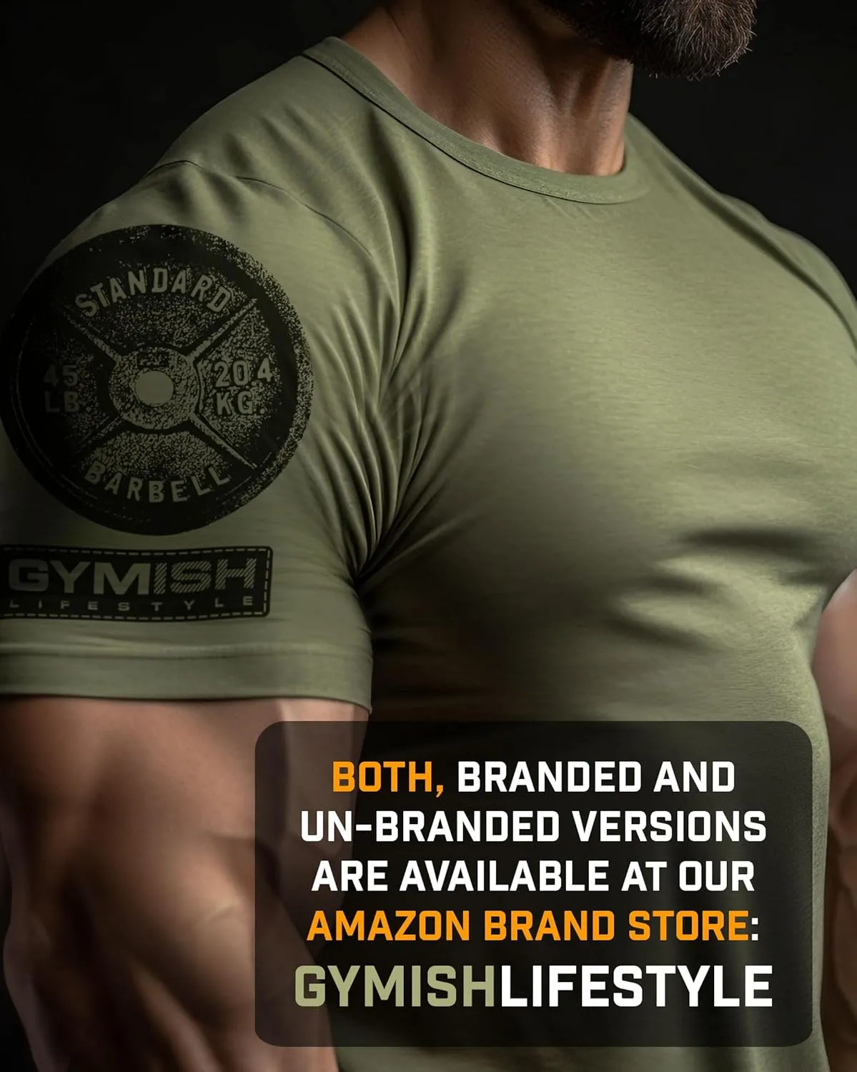 Gymish Lifestyle Squat Squad Rubber Back Protection Layer Gym Workout Shirt for Men