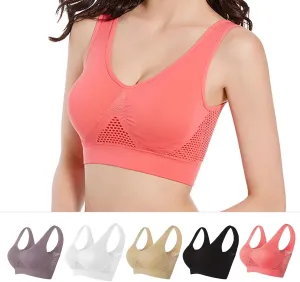 GYQMBT Breathable Cool Liftup Air Bras,2024 New Breathable Sports Bras for Women Plus SizeComfortable Sports Bra