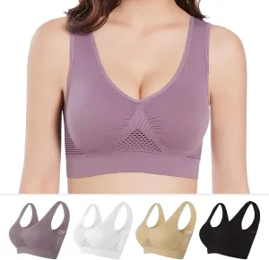 GYQMBT Breathable Cool Liftup Air Bras,2024 New Breathable Sports Bras for Women Plus SizeComfortable Sports Bra