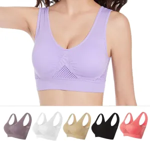 GYQMBT Breathable Cool Liftup Air Bras,2024 New Breathable Sports Bras for Women Plus SizeComfortable Sports Bra