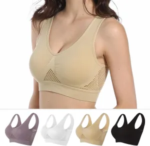 GYQMBT Breathable Cool Liftup Air Bras,2024 New Breathable Sports Bras for Women Plus SizeComfortable Sports Bra