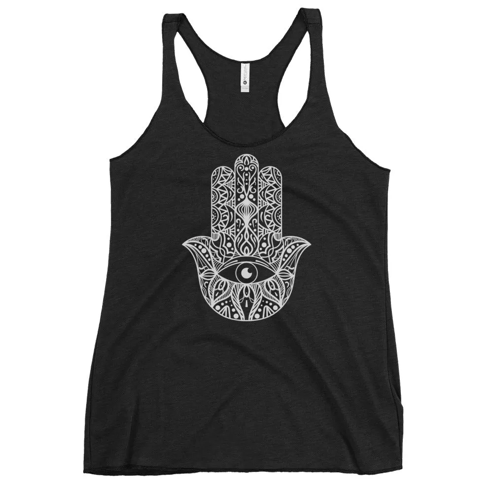 Hamsa Hand Yoga Tank, lioness-love