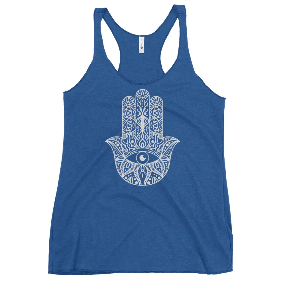 Hamsa Hand Yoga Tank, lioness-love