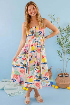 Shade Soft Happiest I've Been Midi Dress