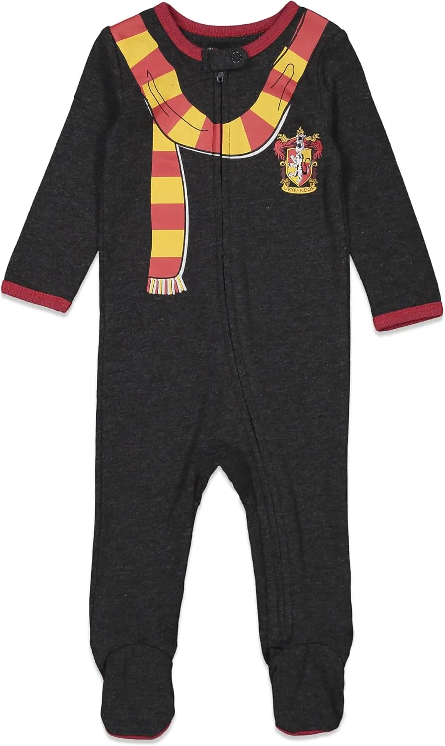 Harry Potter Baby 2 Pack Zip Up Costume Sleep N' Play Coveralls Newborn to Infant