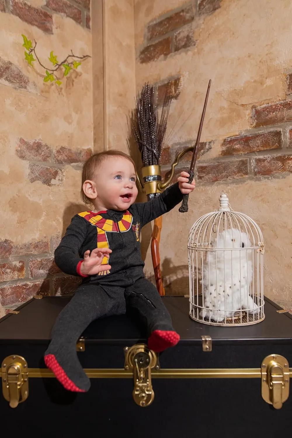 Harry Potter Baby 2 Pack Zip Up Costume Sleep N' Play Coveralls Newborn to Infant
