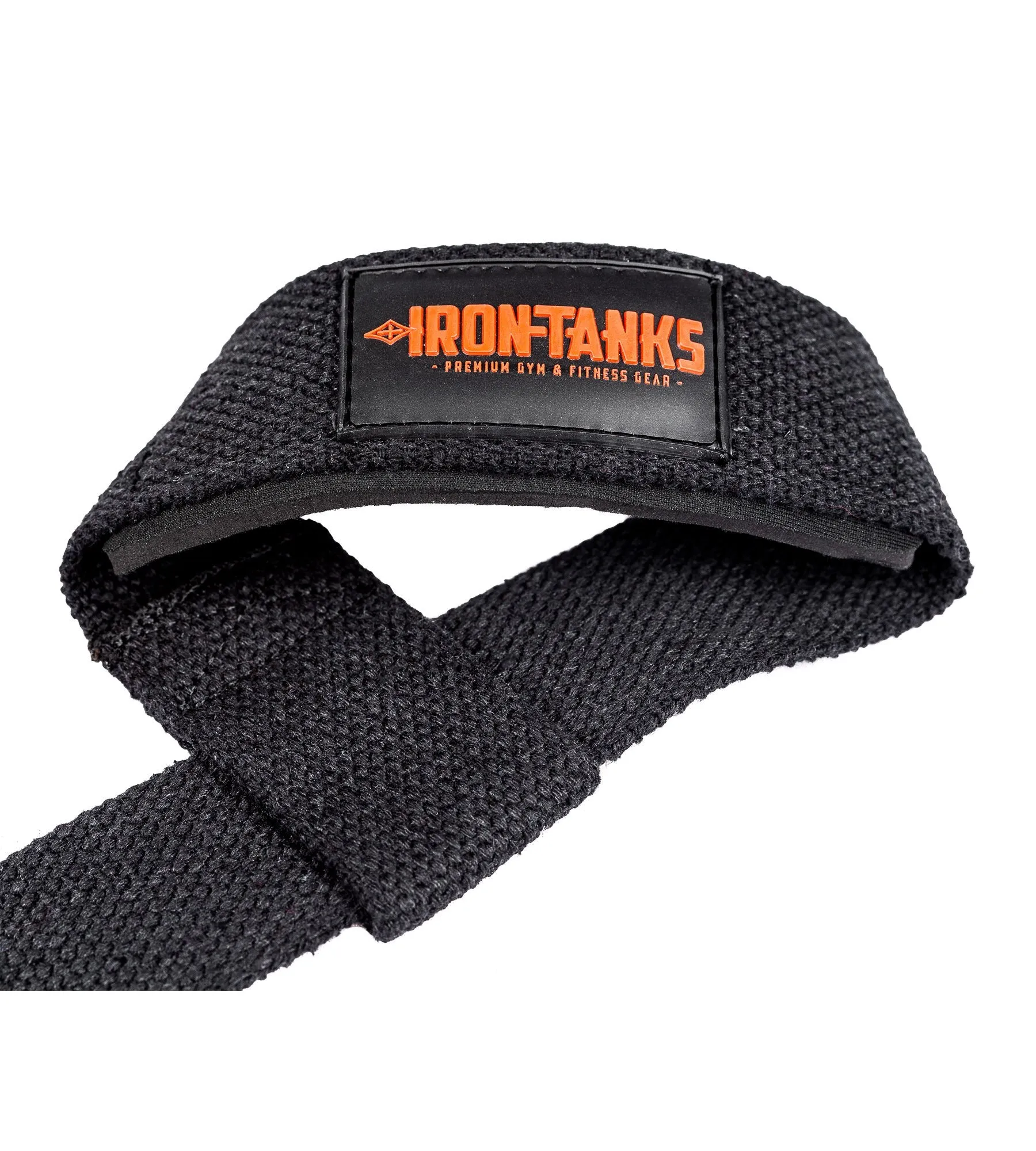 Hauler Cotton Lifting Straps - Immortal Black