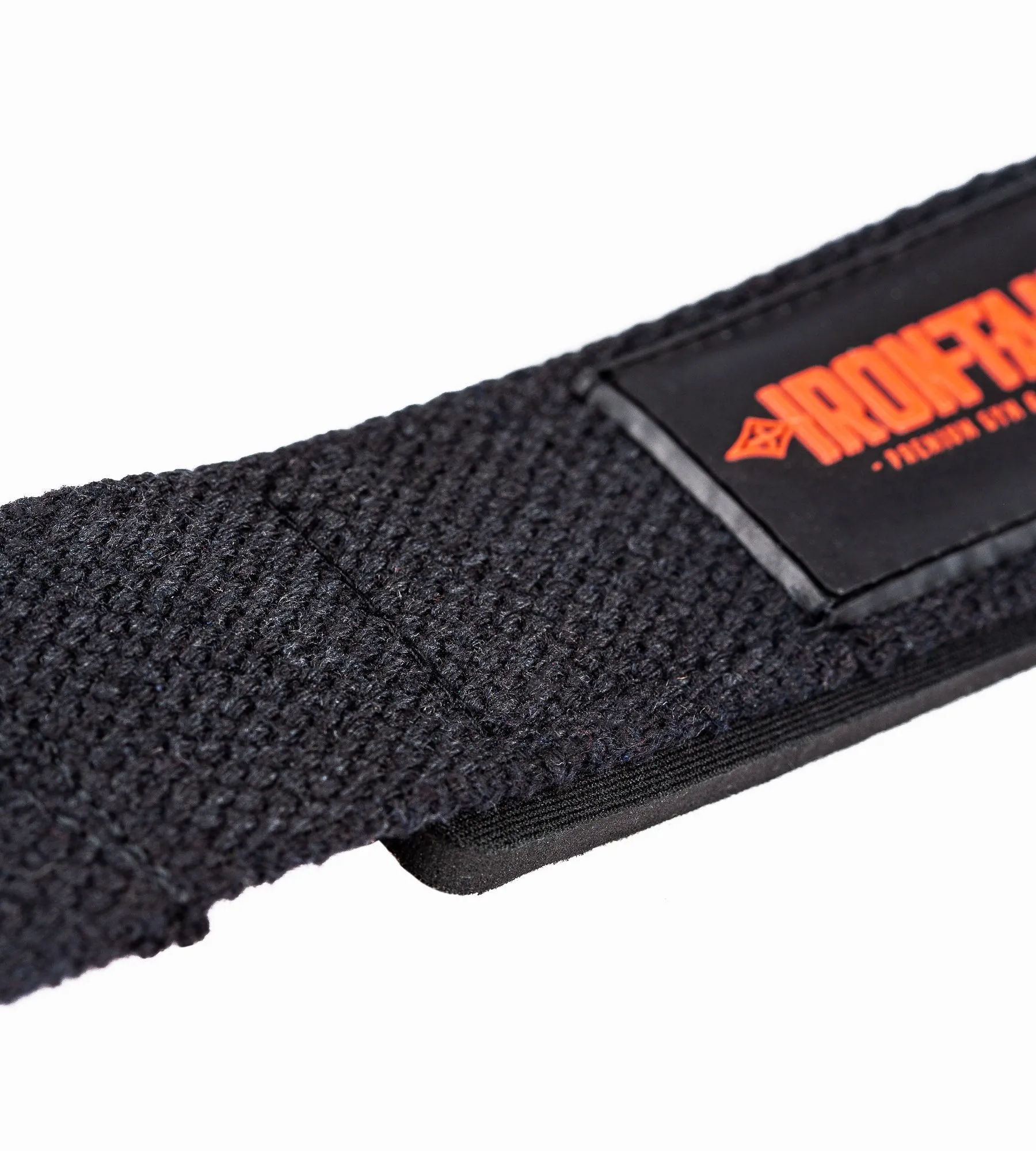 Hauler Cotton Lifting Straps - Immortal Black