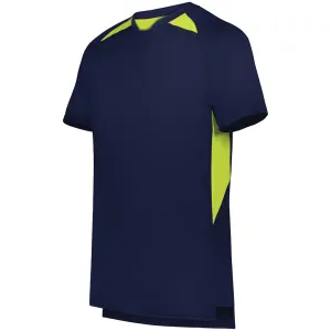 Hawk Evolution Soccer Jersey Navy/Lime
