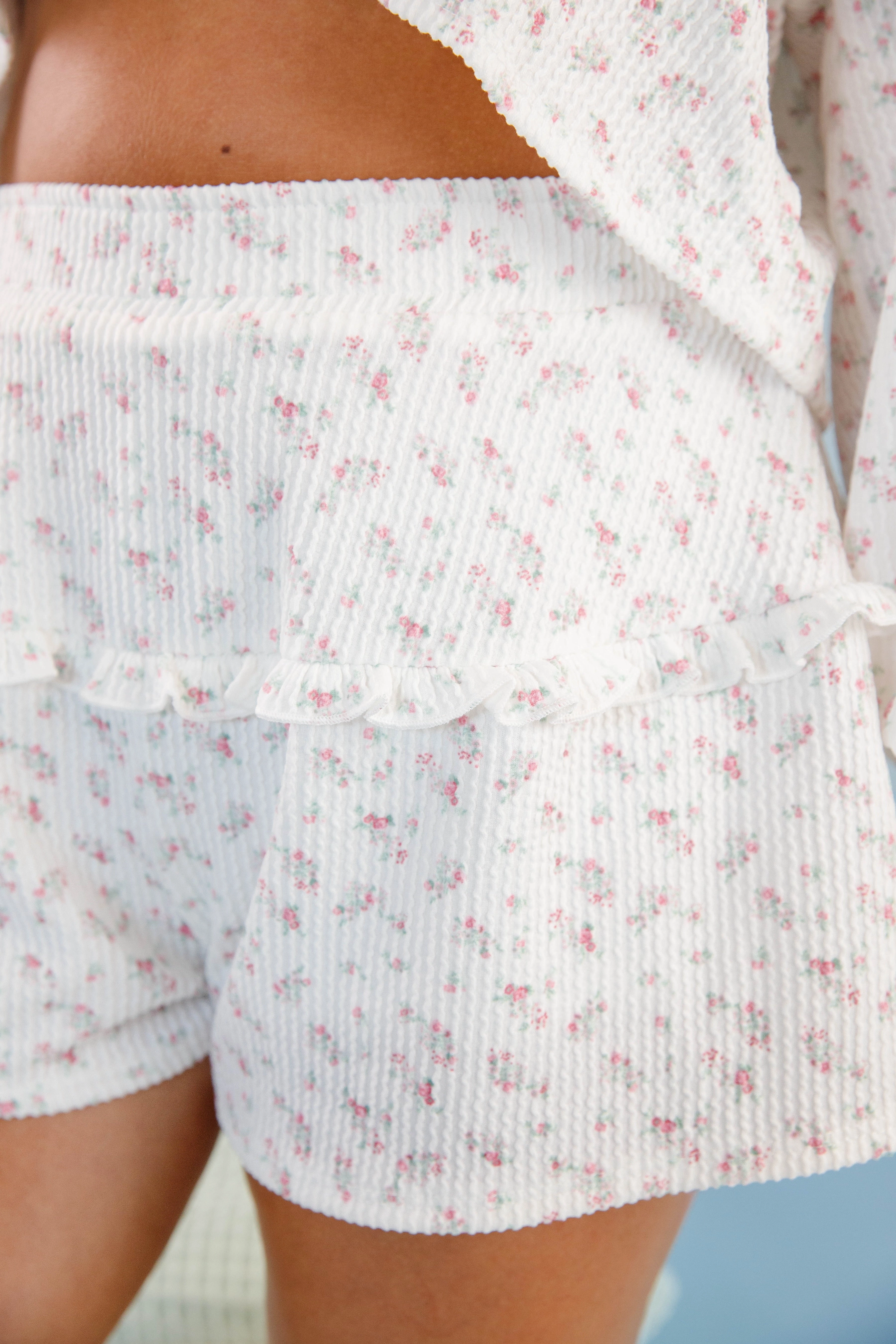 Non Restrictive Comfort Wear Fit Head in the Clouds Pajama Shorts