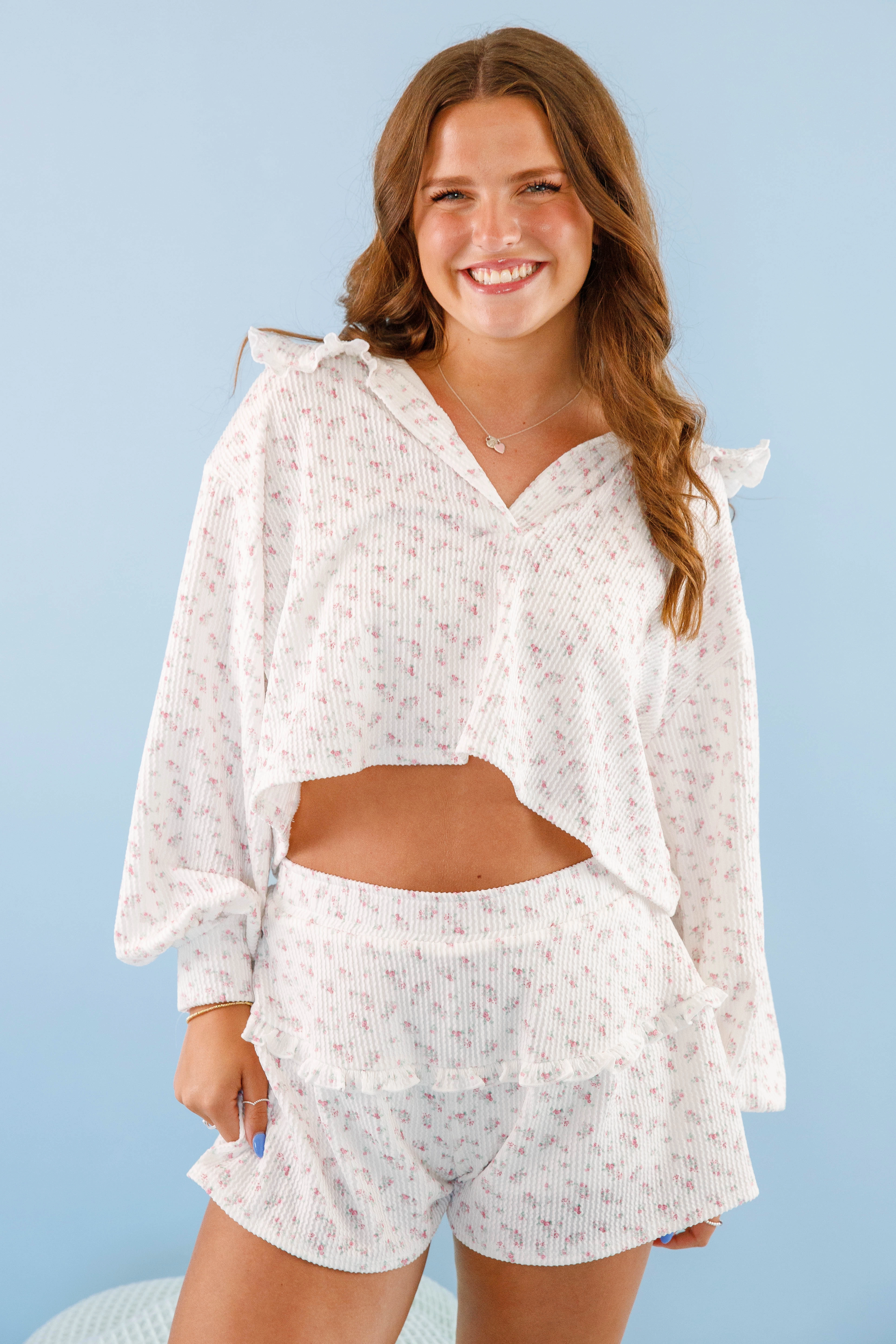Breathable Ventilation Head in the Clouds Pajama Top