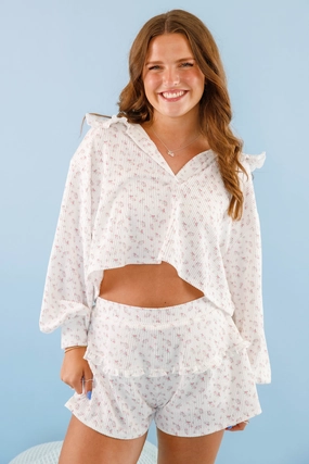 Breathable Ventilation Head in the Clouds Pajama Top