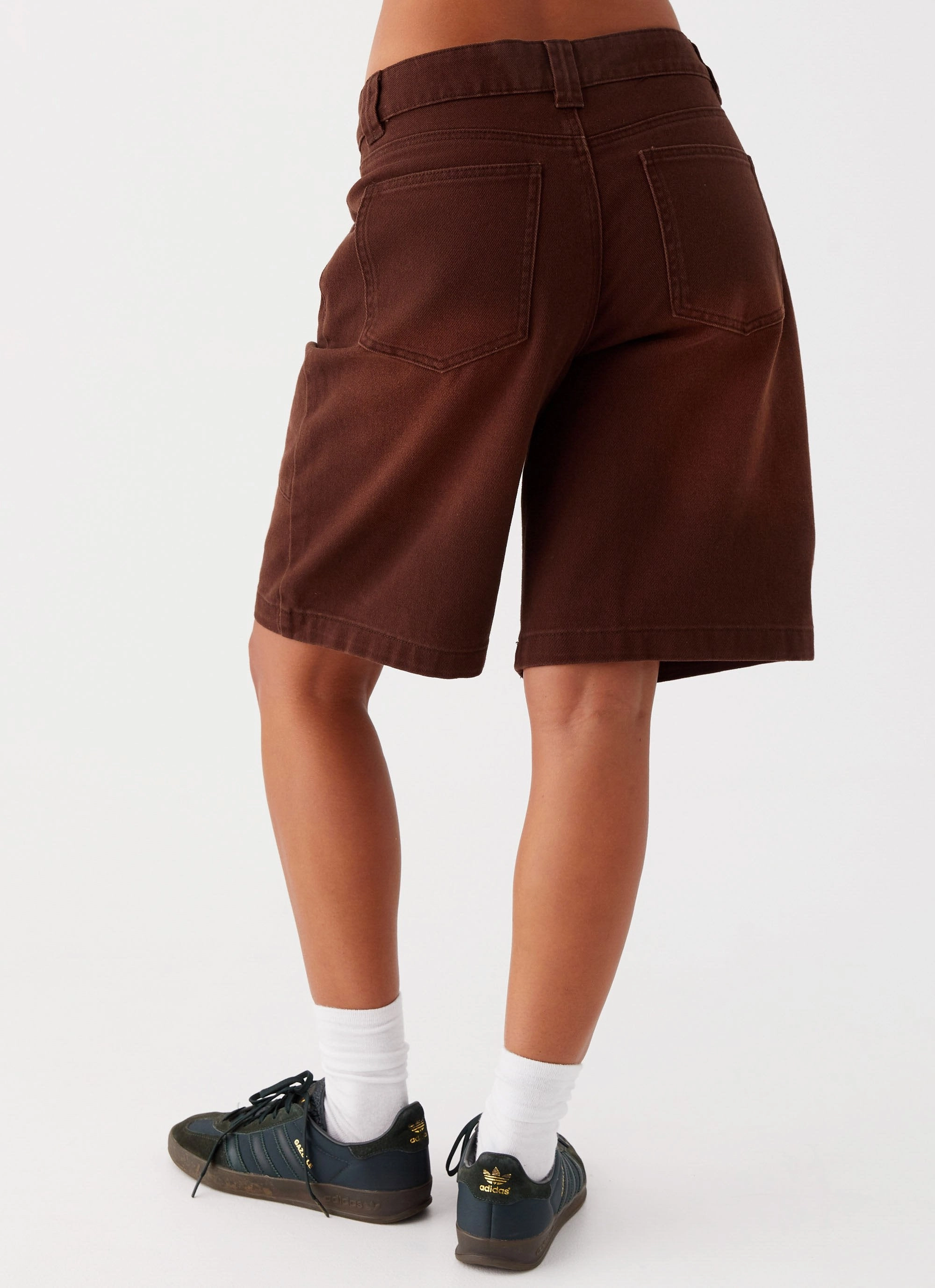 Heading South Denim Jorts - Brown UV protection layer Taped Seam Waterproofing