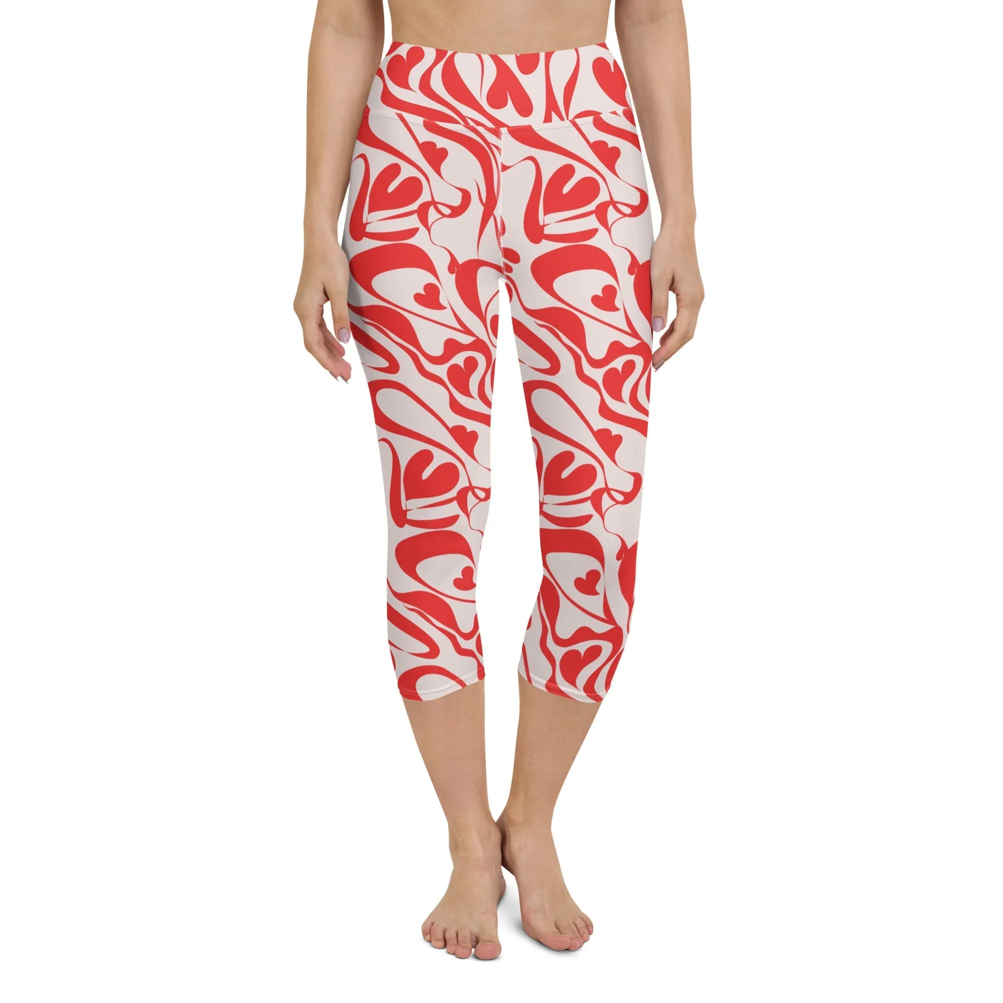 Heart Swirl Yoga Capris