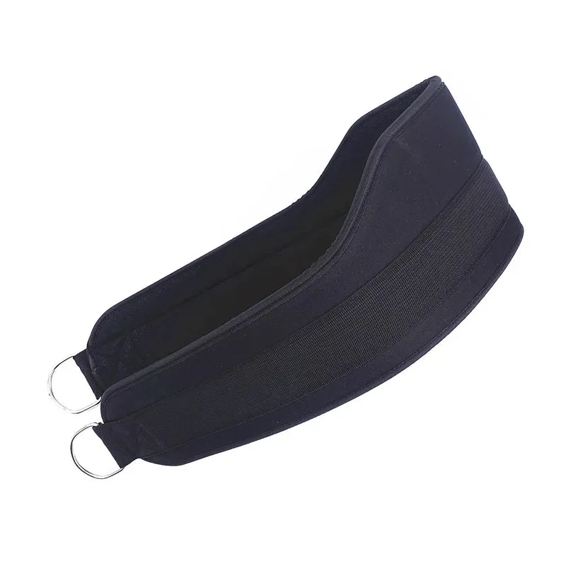 Heavy Duty Fitness Dips Weight Lifting Belt with Chain Strap Wide Thick Neoprene Padded for Pull Ups Squat Bodybuilding Workouts