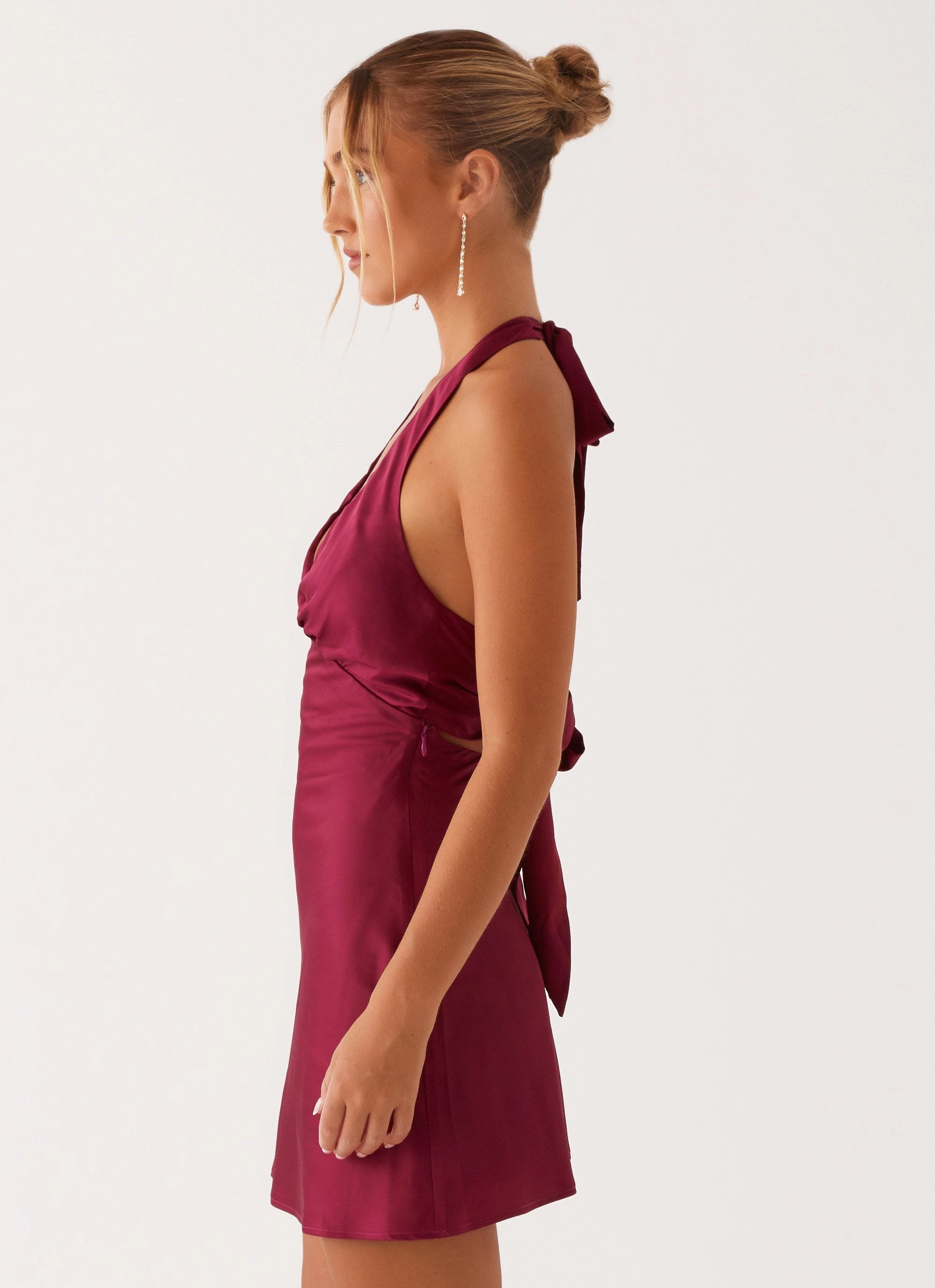 Heavy Hearted Mini Dress - Mulberry Fashionable outfit for outings