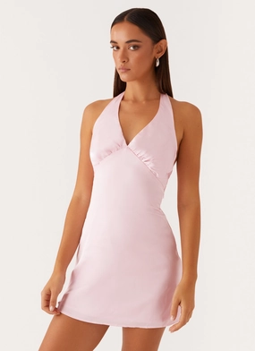 Beachwear Autumn Mood Heavy Hearted Mini Dress - Pink