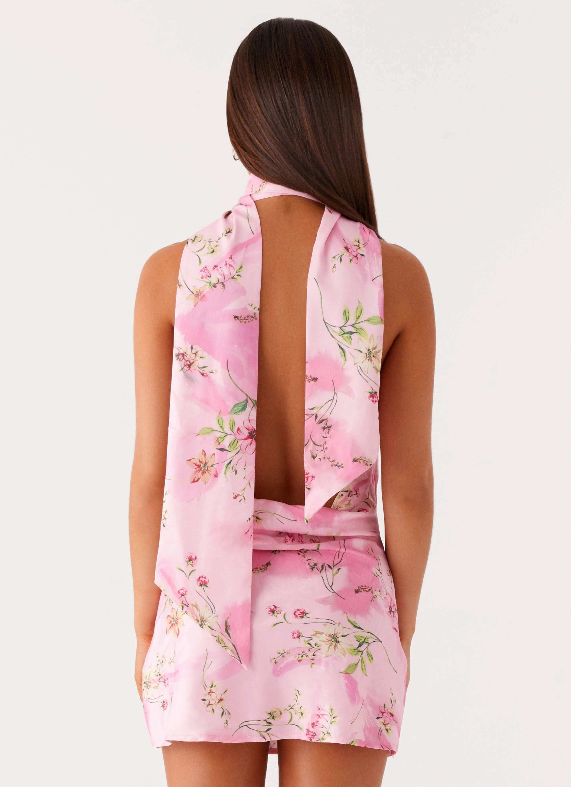 sweet moment Heidi Mini Dress - Pink Floral