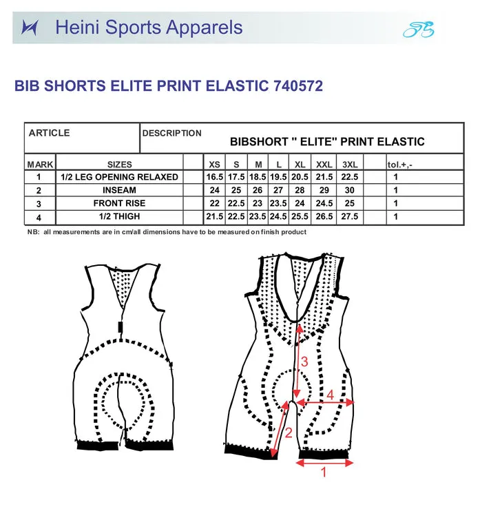 Heini Elite 406 Men's Bib Short