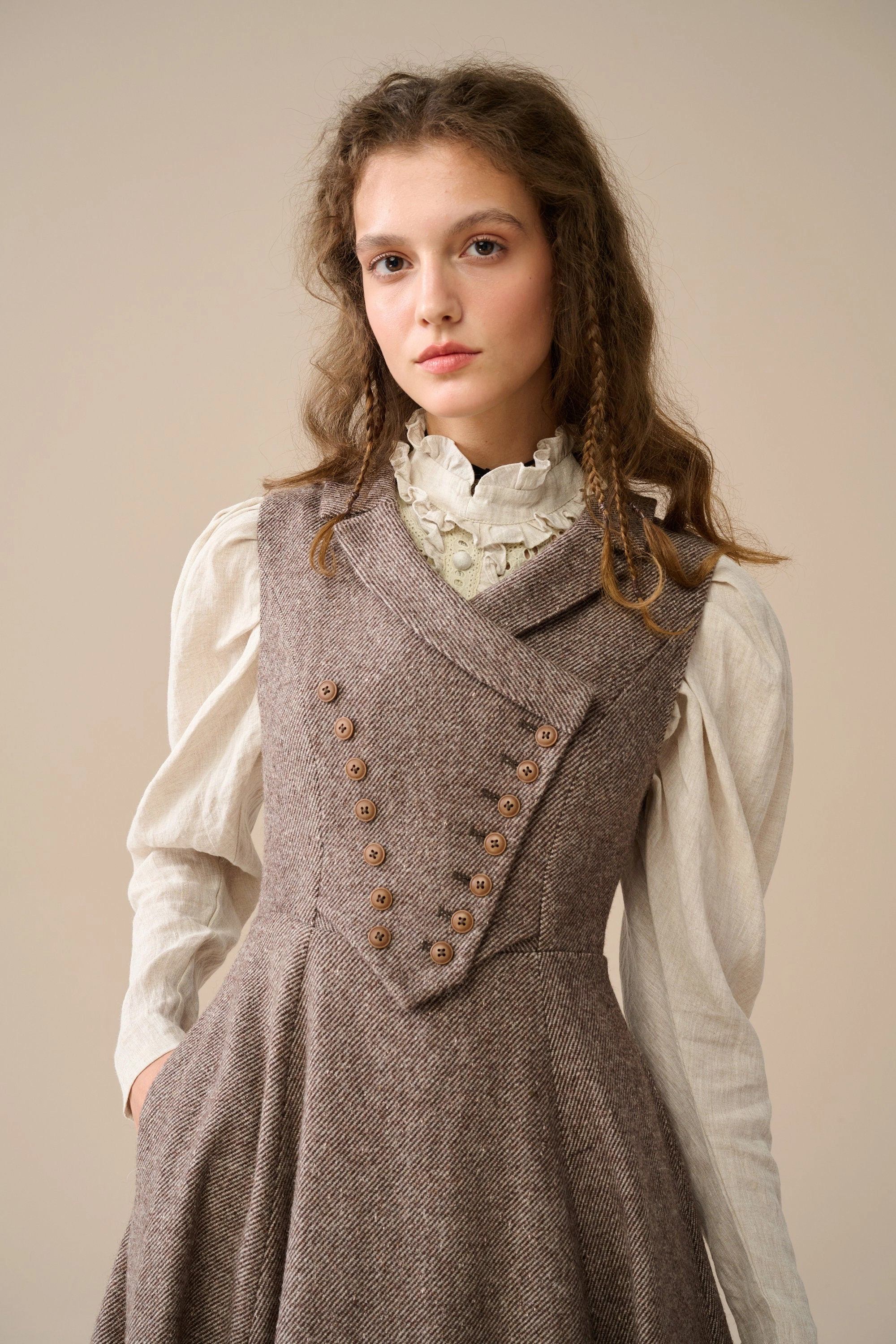 HypoallergenicMaterial Helen 17| Vintage wool dress