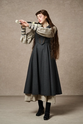 Basic Stretch Heat Dissipating Helen 17| Vintage wool dress