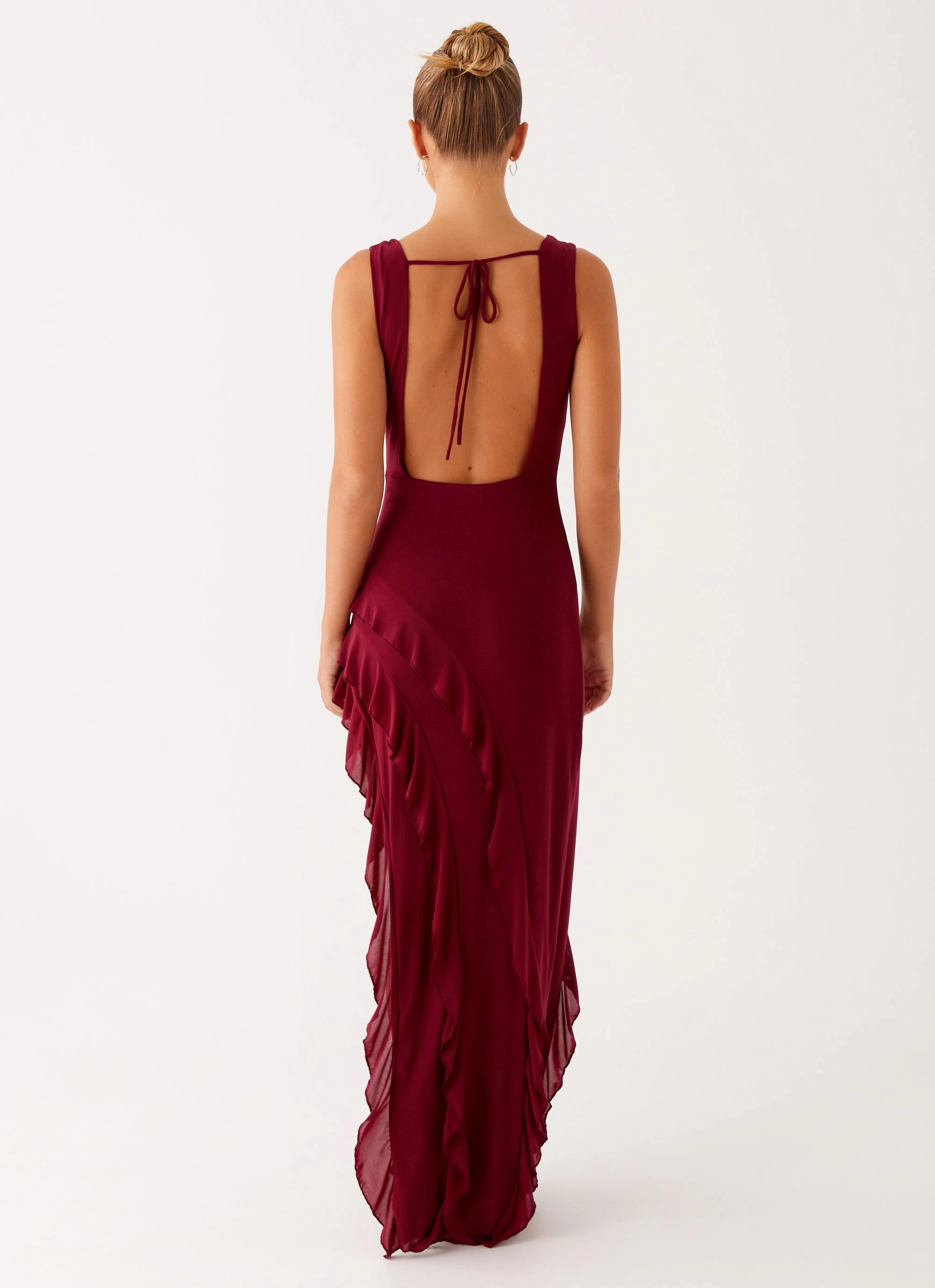 Hendrix Maxi Dress - Raspberry Wine Bold colors