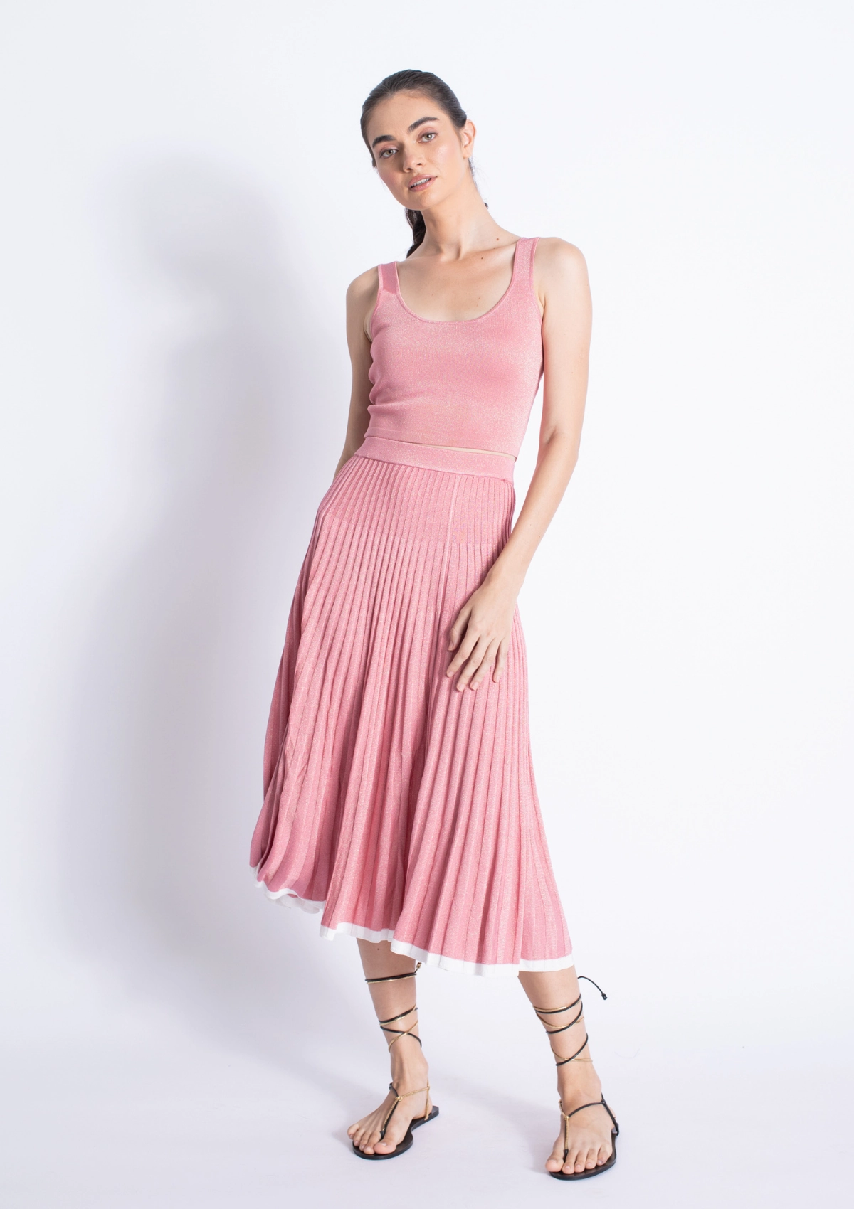 Ruffle-Detail Primerose Knit Set