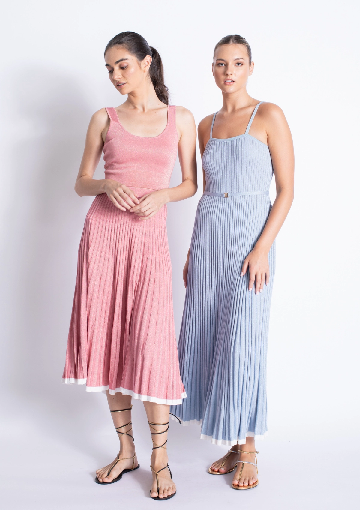Primerose Knit Set Calm Lines Versatile Style Wear
