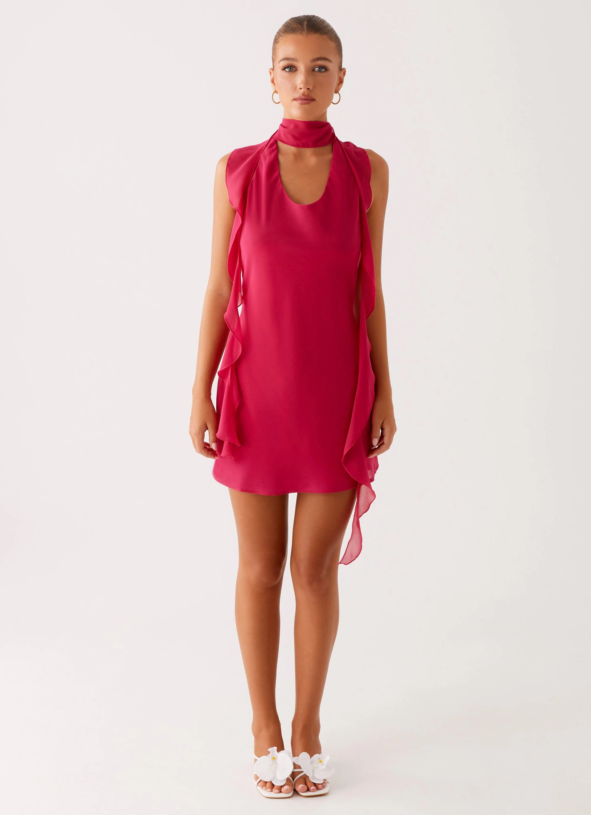 Tanner Mini Dress - Fuchsia Natural Fit