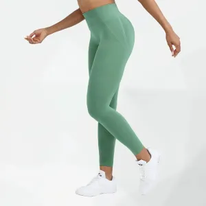 High-Stretch Women's Seamless Yoga Leggings - Ankle-Length Fitness Pants for Ultimate Comfort and Flexibility