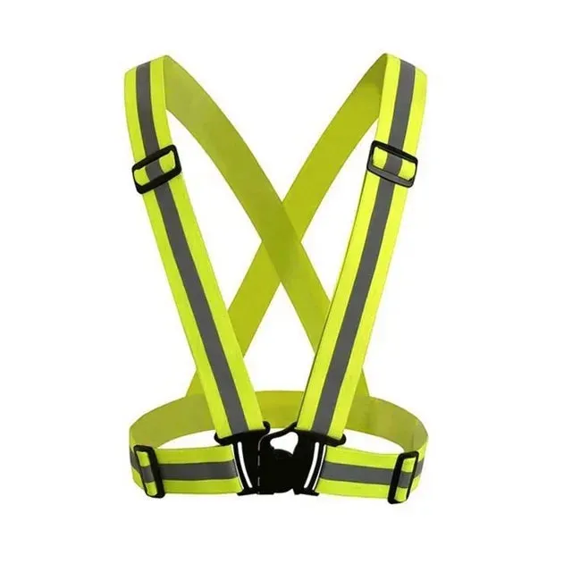 High-Visibility Reflective Safety Vest for Outdoor Activities, Running, Cycling, and Traffic Safety