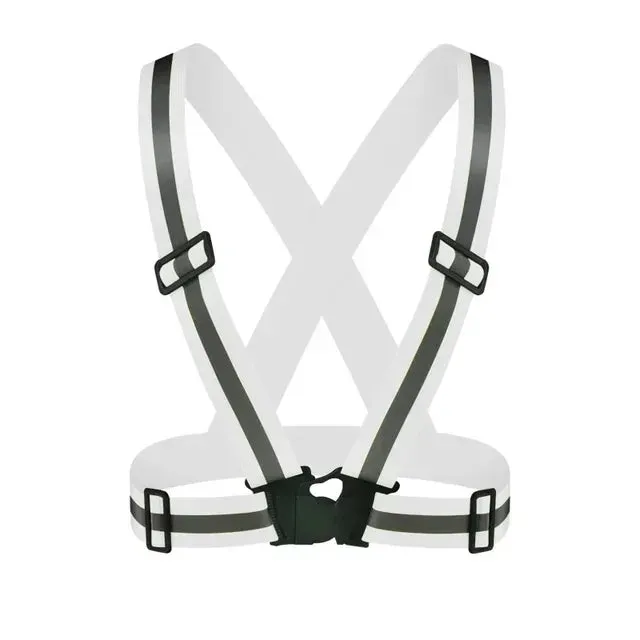 High-Visibility Reflective Safety Vest for Outdoor Activities, Running, Cycling, and Traffic Safety