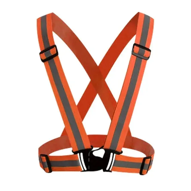 High-Visibility Reflective Safety Vest for Outdoor Activities, Running, Cycling, and Traffic Safety