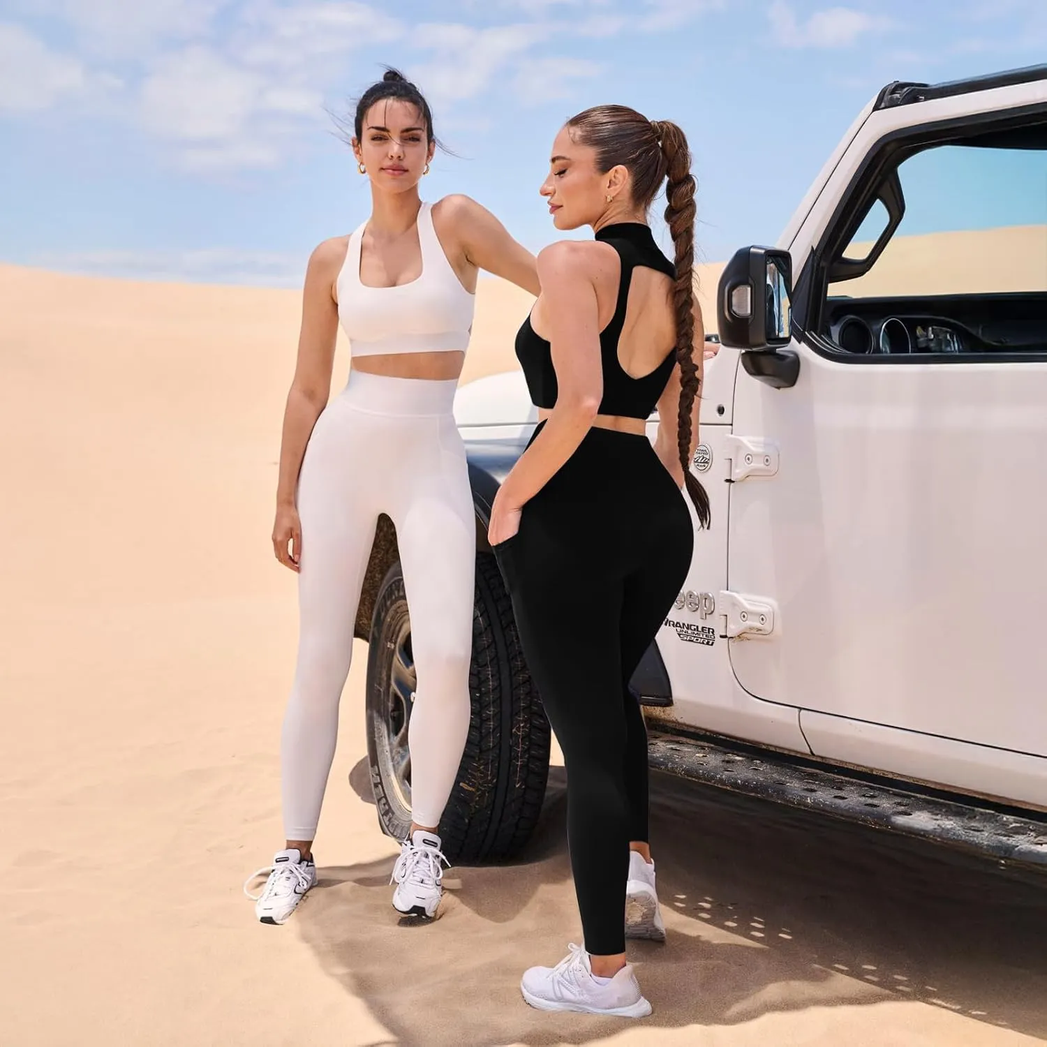 High Waisted Leggings for Women - No Front Seam Tummy Control Soft Yoga Pants for Workout Athletic Seamless Leggings
