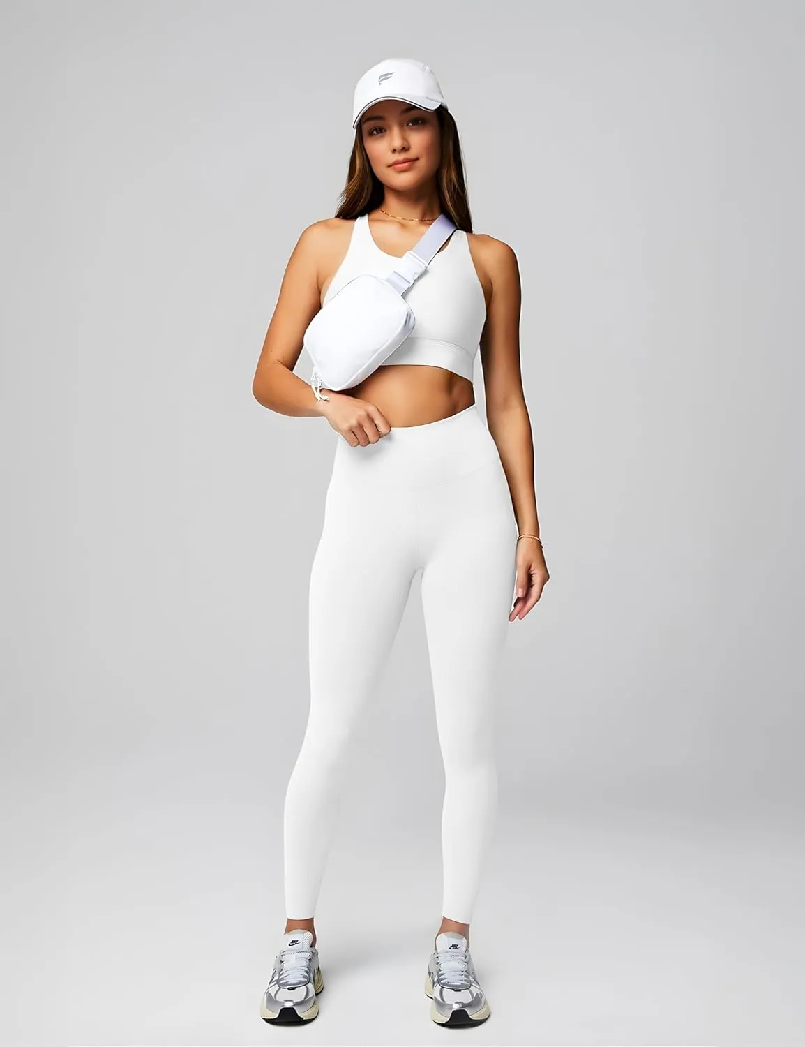 High Waisted Leggings for Women - No Front Seam Tummy Control Soft Yoga Pants for Workout Athletic Seamless Leggings