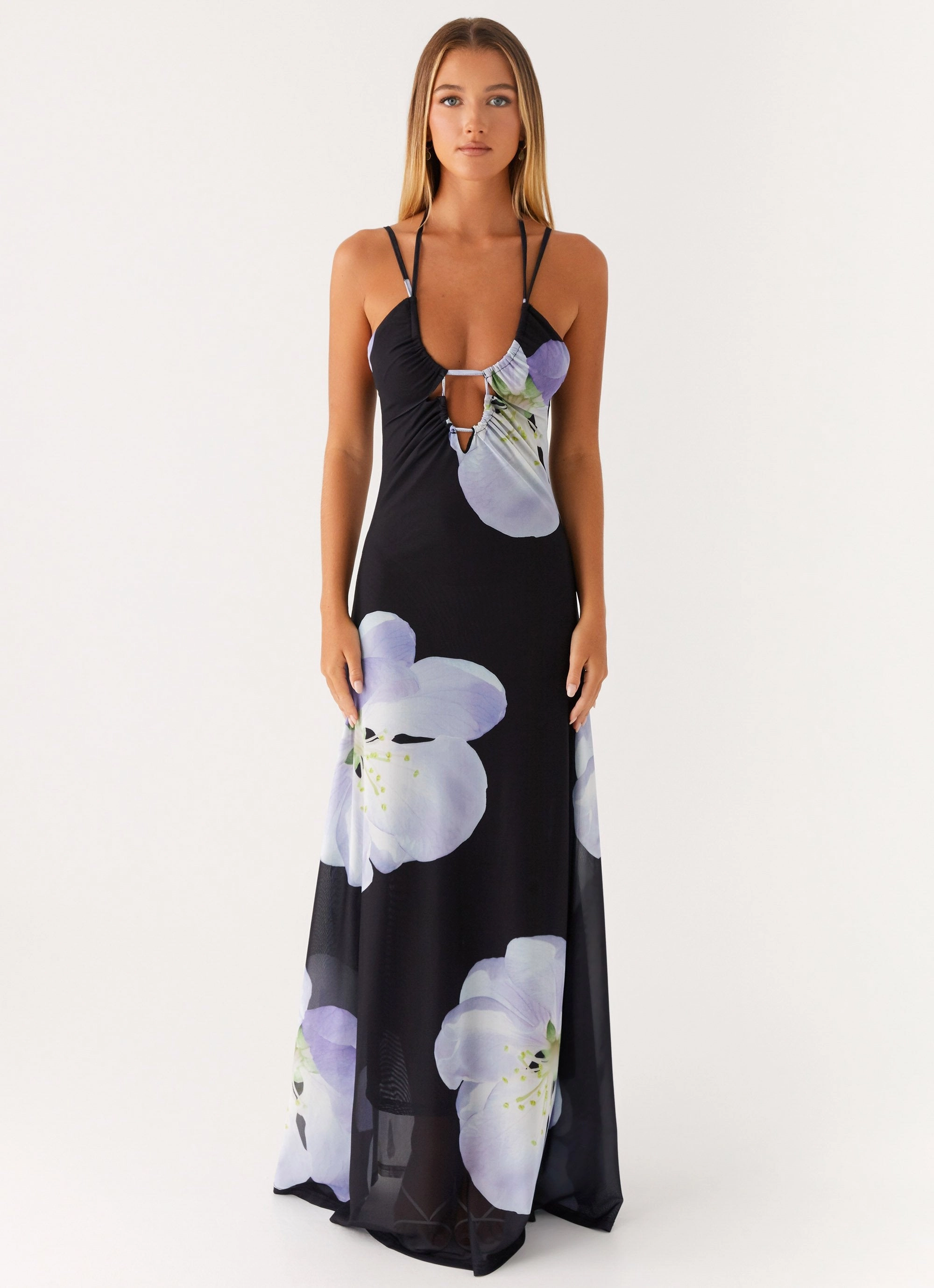 Delicate Mood Enrika Maxi Dress - Flower Print