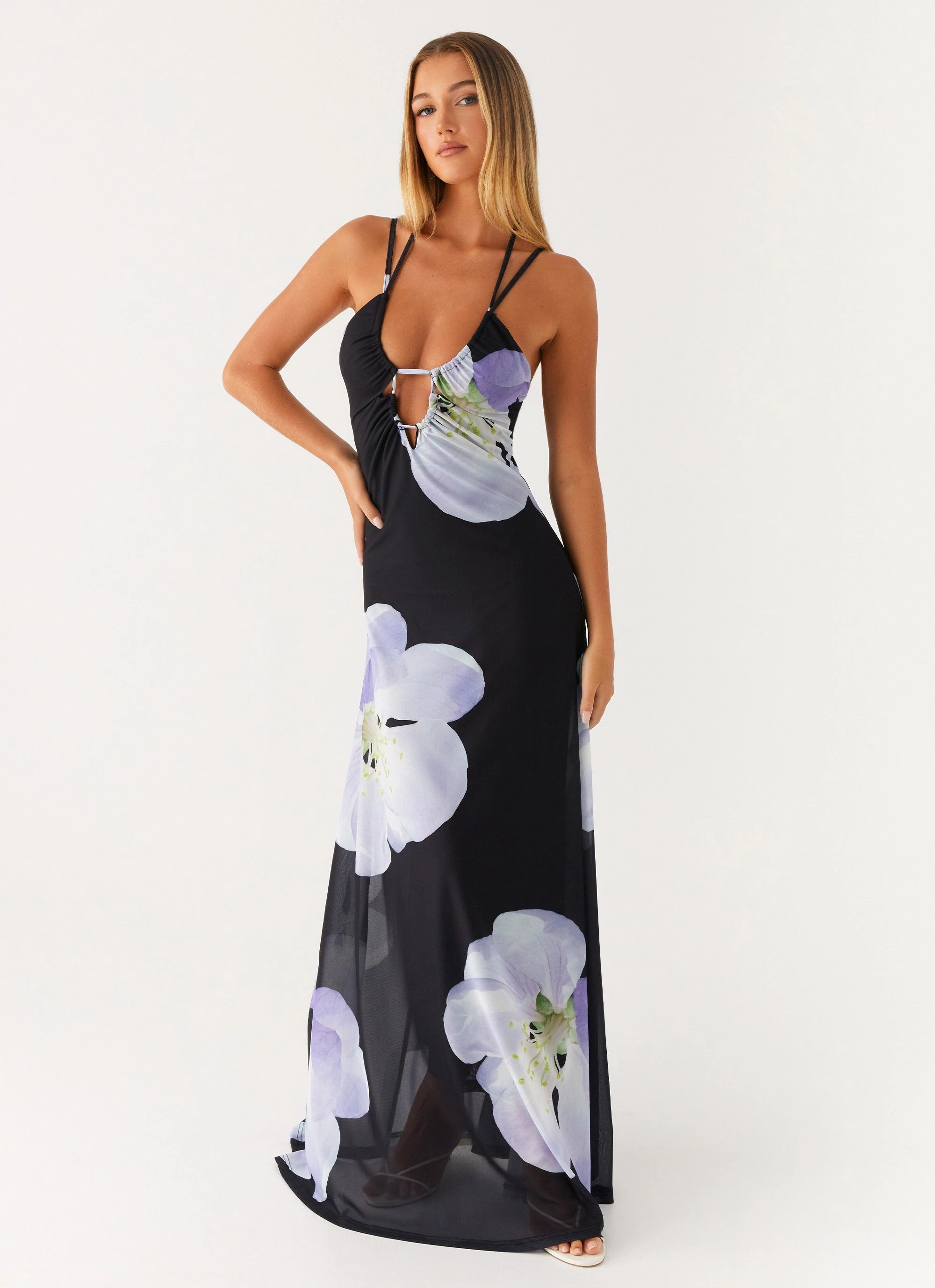 Trendy Fit Enrika Maxi Dress - Flower Print