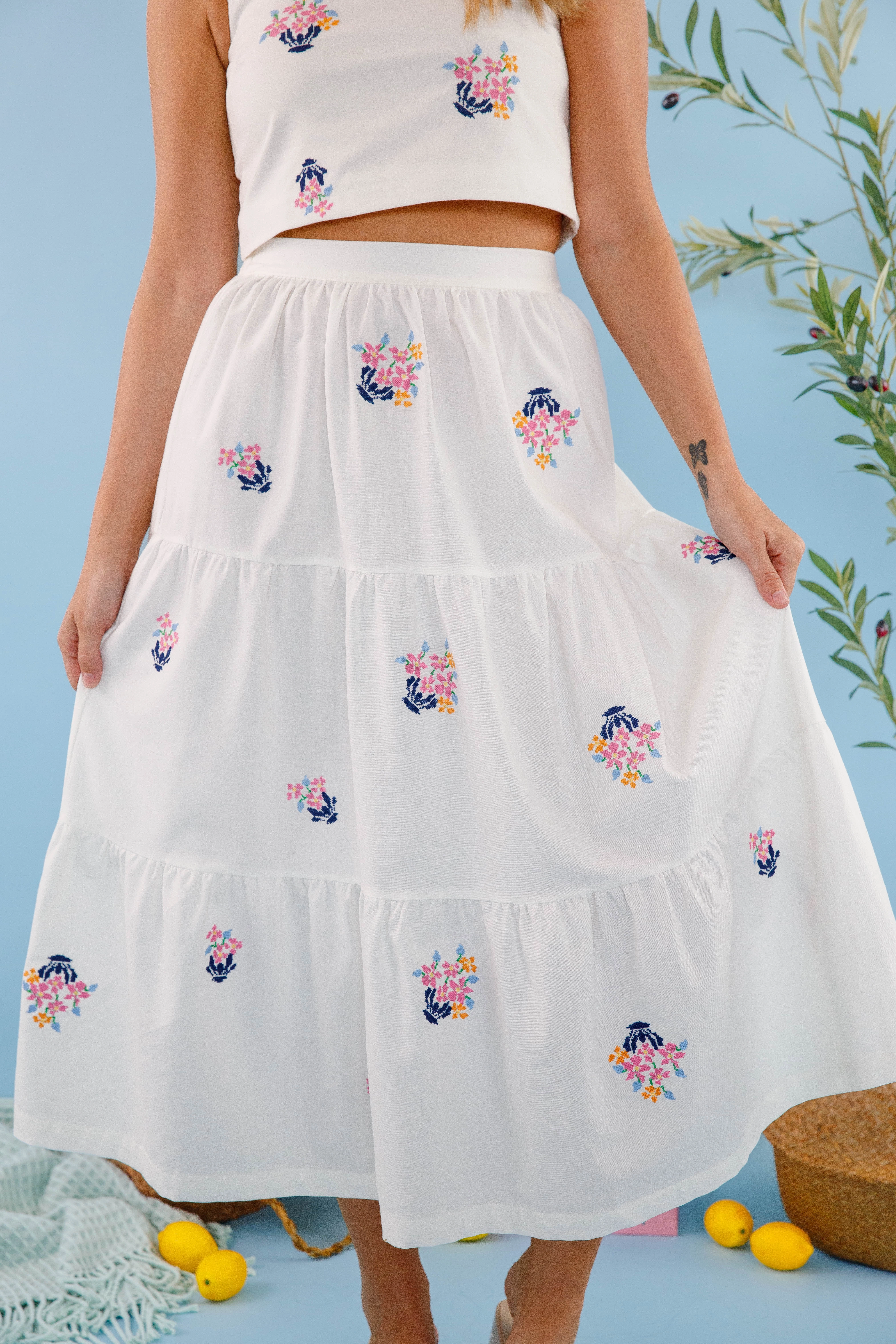All My Problems Solved Midi Skirt Active Comfort