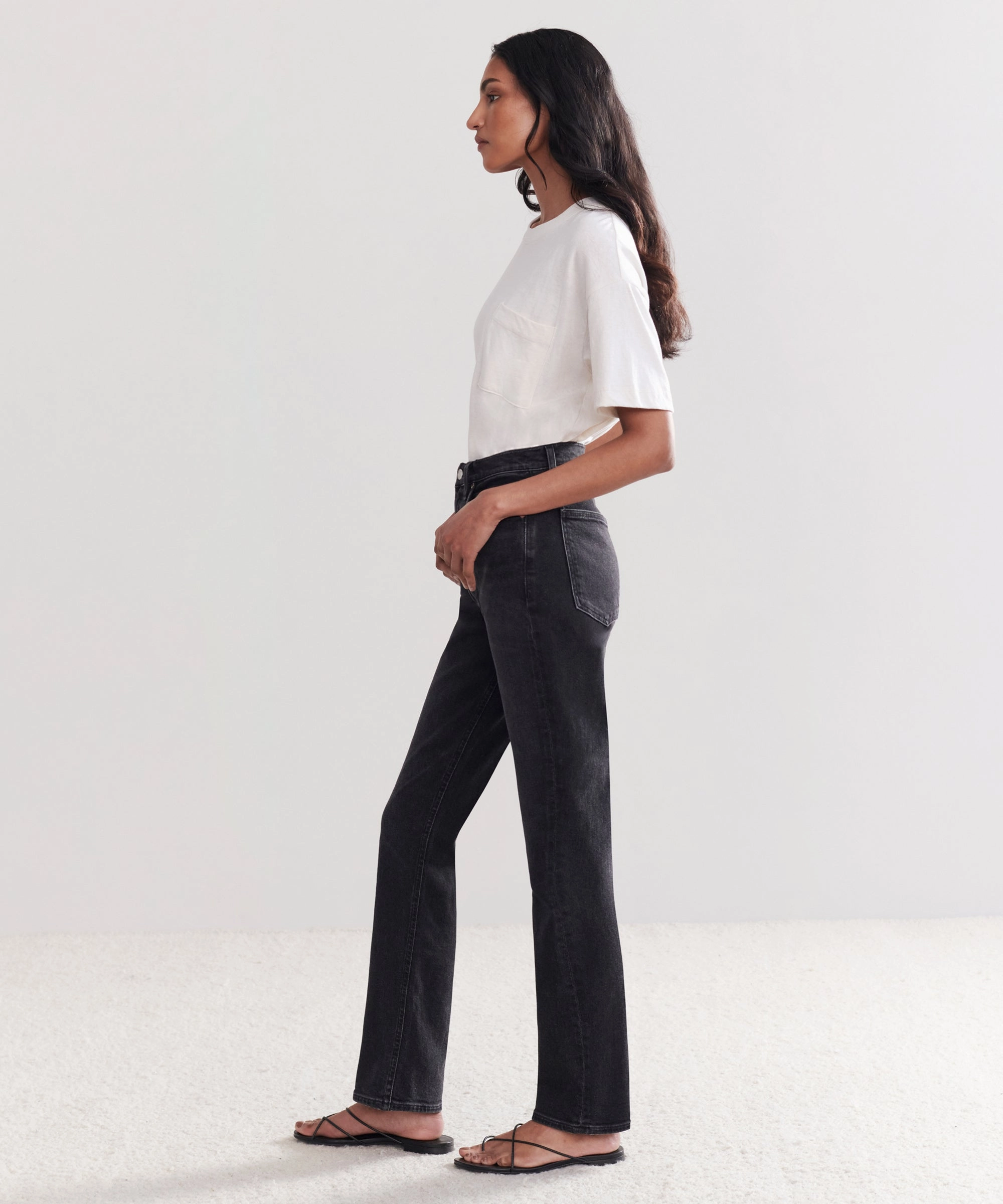 High Rise Stovepipe Jean All Season Fit