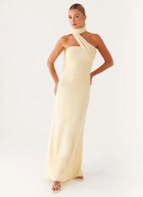 Stylish Wear Songbird Maxi Dress - Yellow