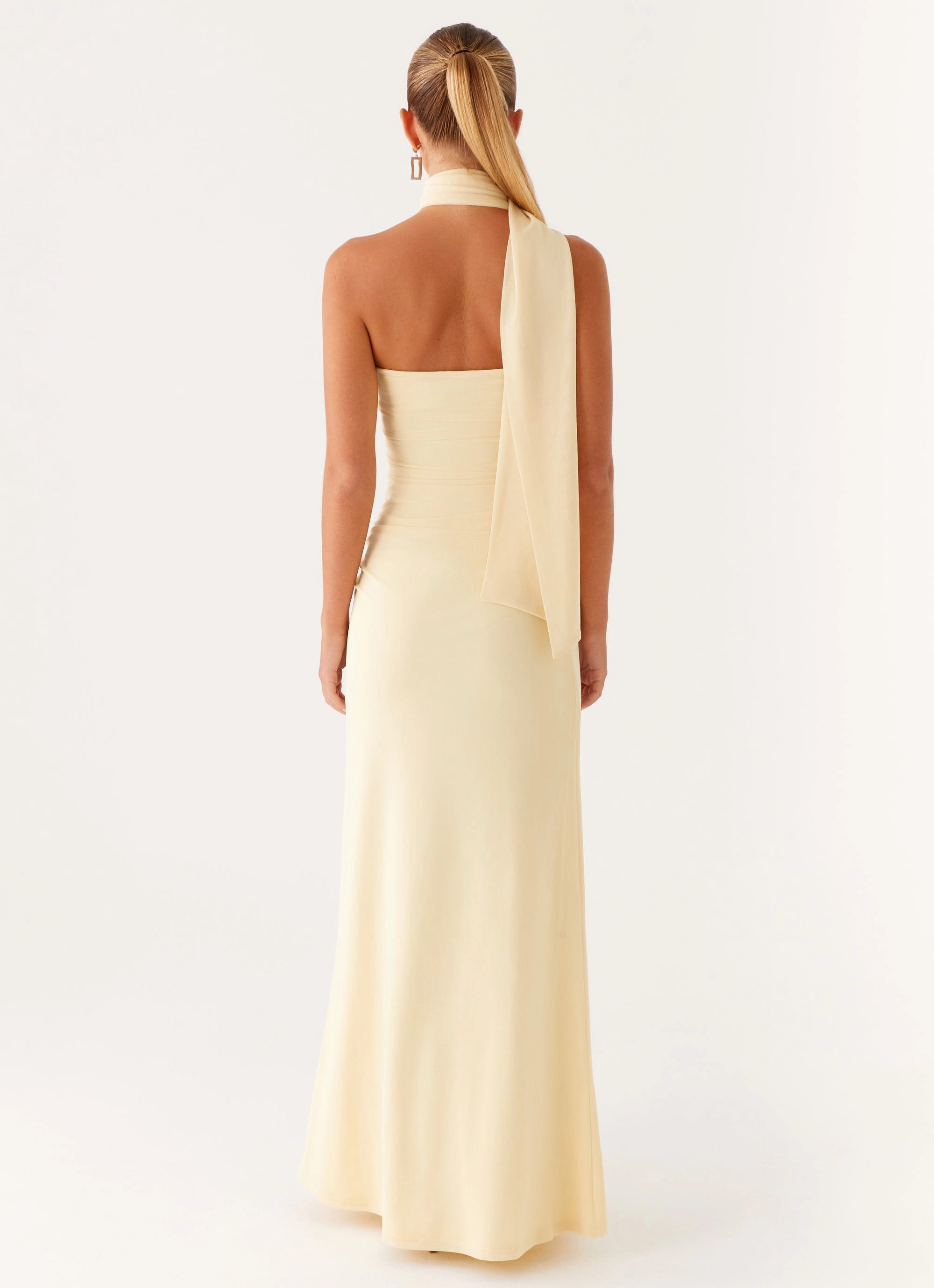 Songbird Maxi Dress - Yellow Dreamy Touch Flattering Wearable