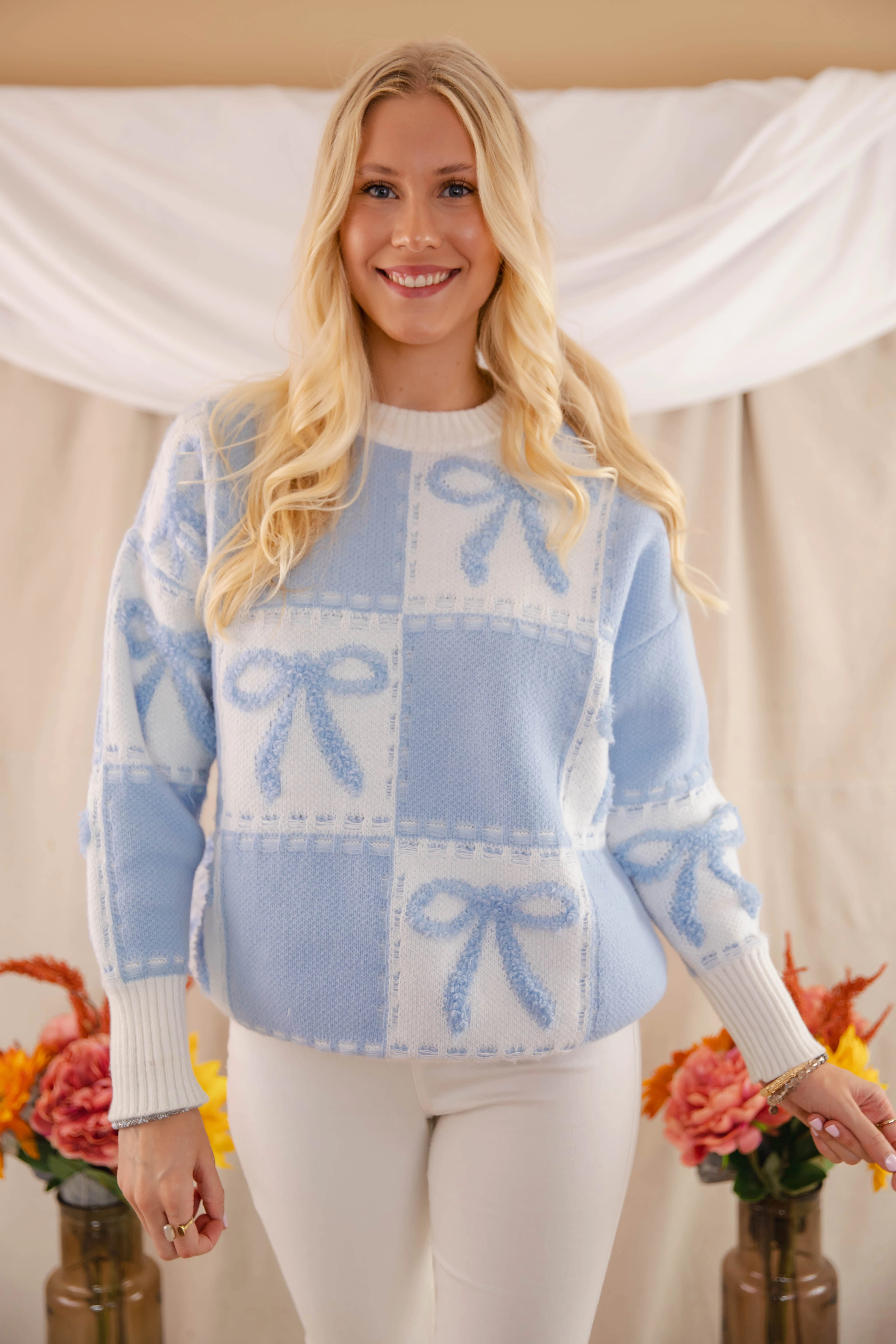 ThermalRegulationLayer Something Timeless Sweater-Blue