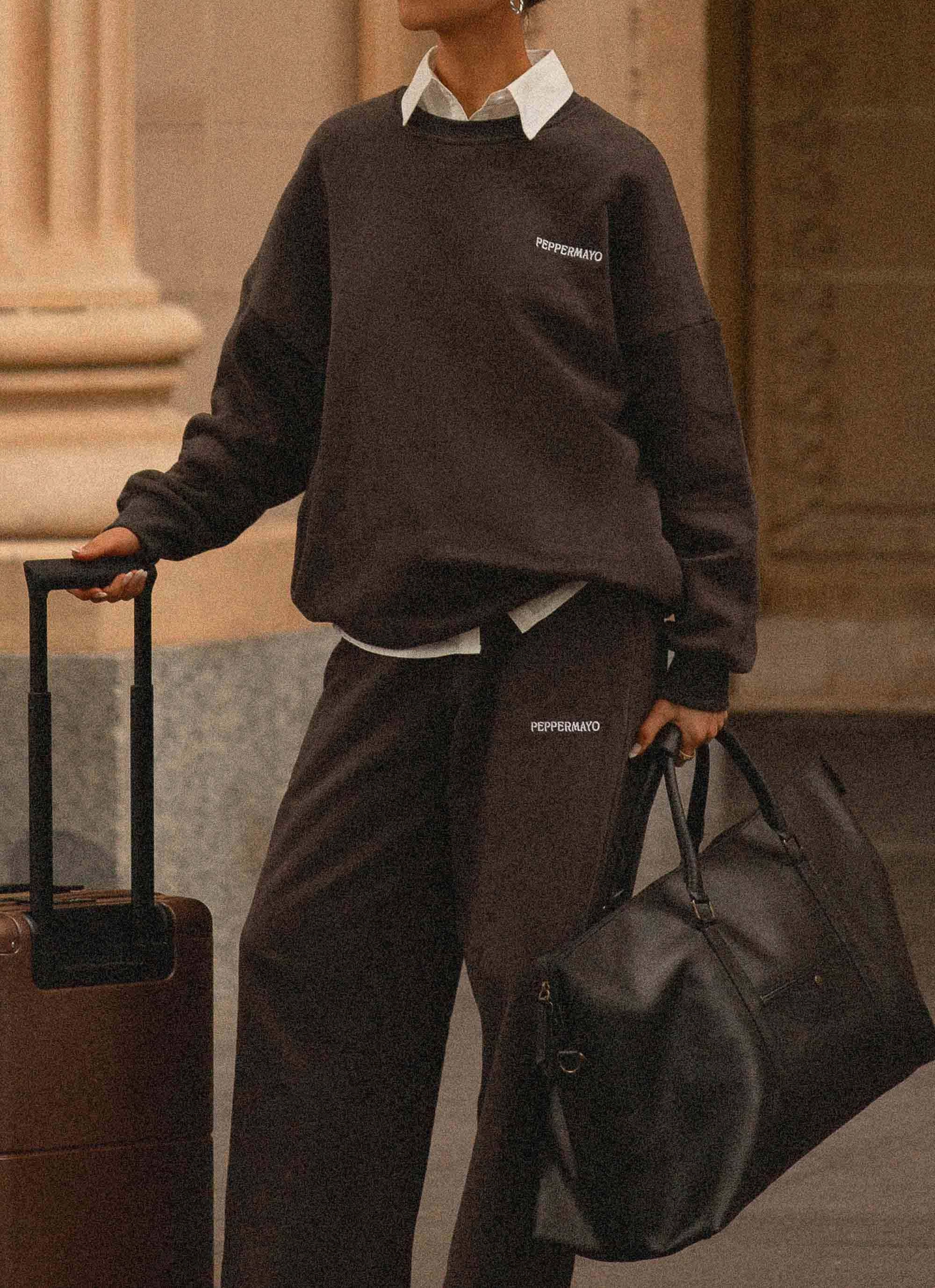Slim Fit Wear Signature Sweatpants - Charcoal
