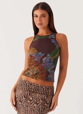 Safari Tank - Chocolate SlimFitAdaptation
