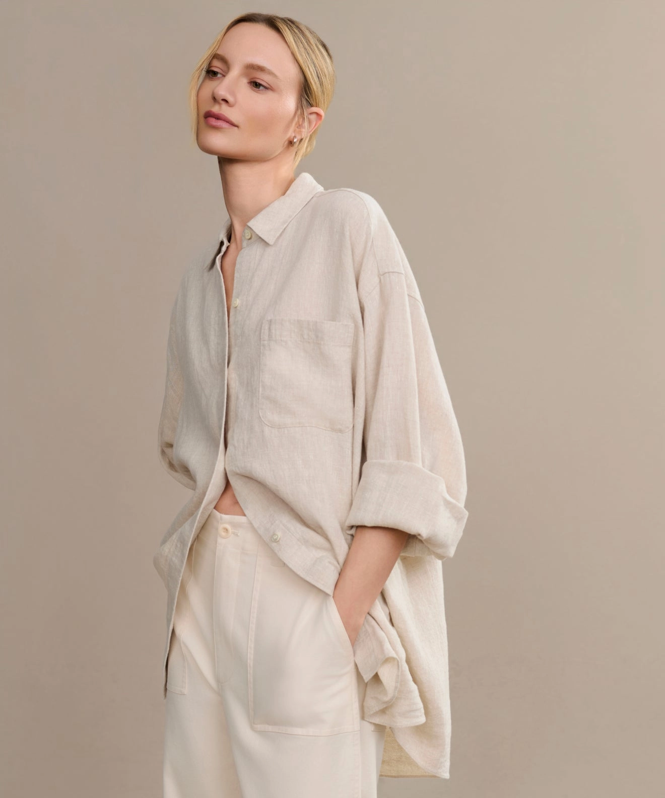 YarnDyed Stripes Easycare Linen Colby Shirt
